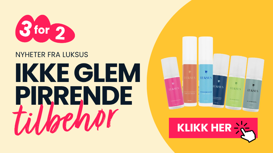 3 for 2 på tilbehør!